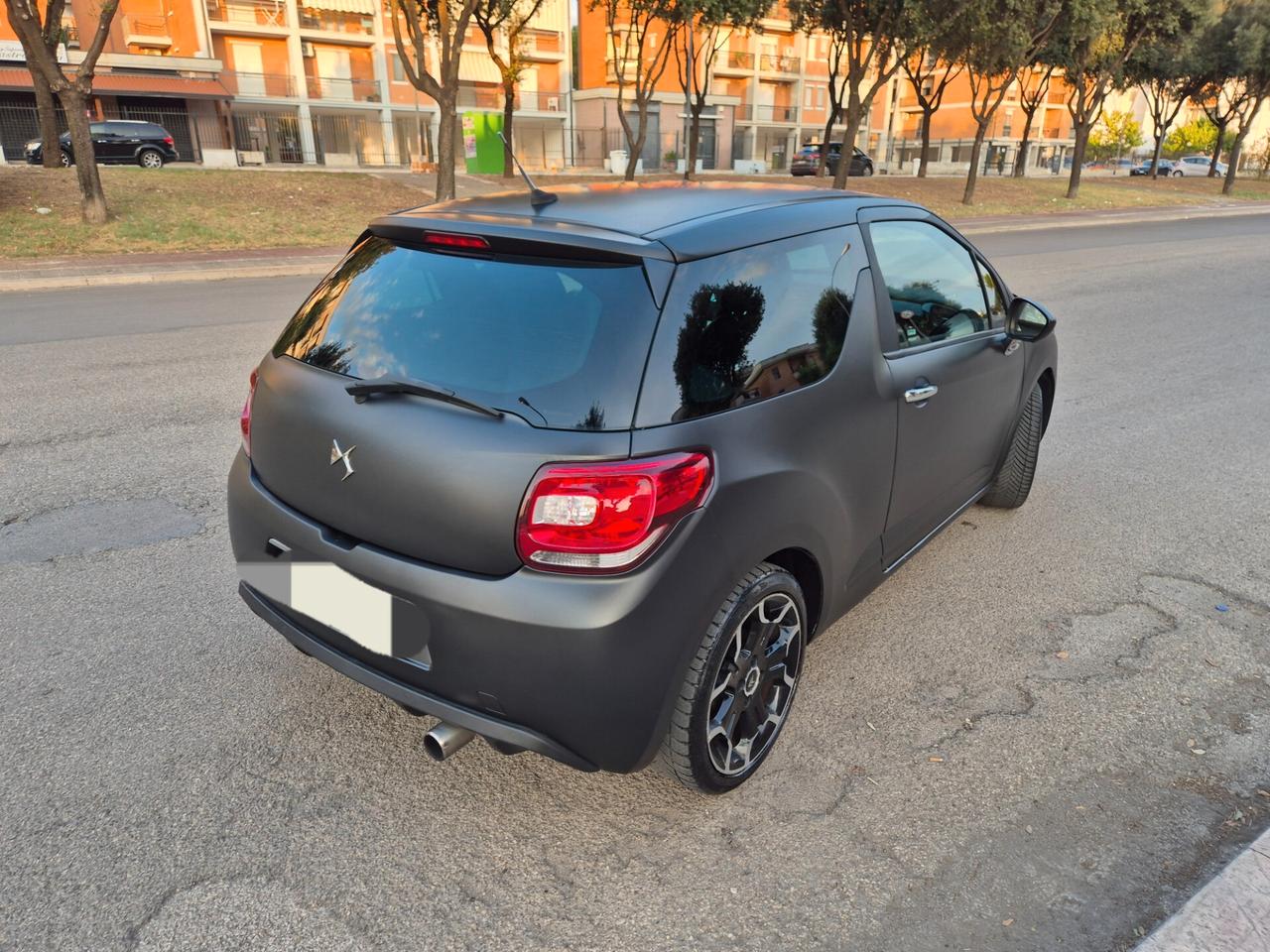 Citroën DS3 1.4 benzina 95cv just black 2012 opaco