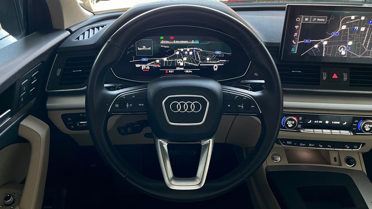 AUDI Q5 QUATTRO 40 2.0 BUSINESS ADVANCED S-TRONIC 204 CV - VIRTUAL COCKPIT, PELLE, TETTO