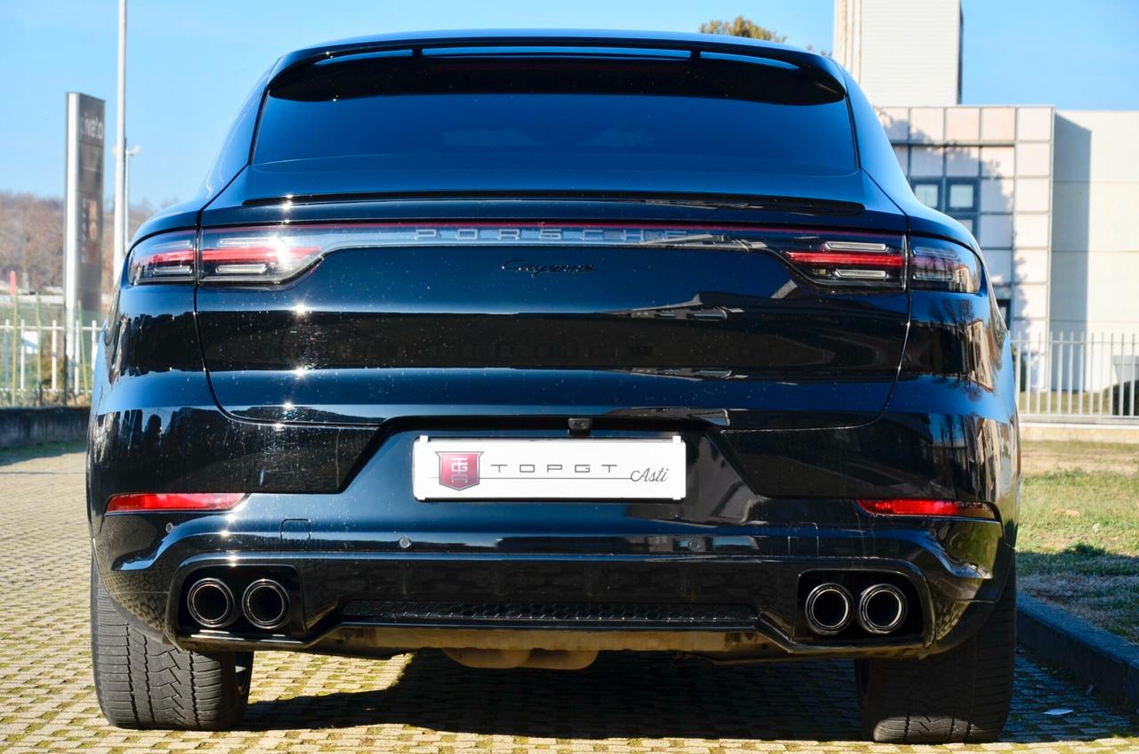 PORSCHE CAYENNE COUPE 3.0 PLUG-IN E-HYBRID 462cv TIPTRONIC, UFF ITALIANA, TETTO, BOSE, SPORT CHRONO, MATRIX, SCARICO, SOSPENSIONI PNEUMATICHE, ROSSO CARTIER, 21", PERMUTE