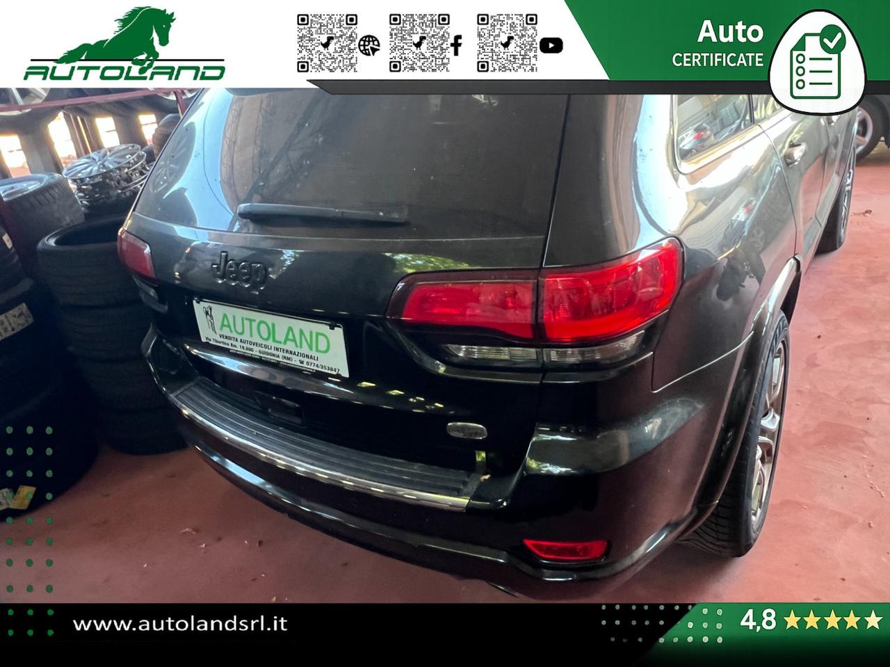 Jeep Grand Cherokee 3.0 crd V6 Overland 250cv auto