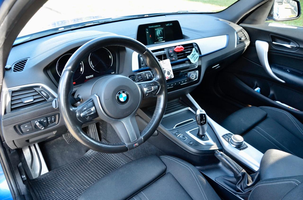 BMW 118d MSPORT 5p 150cv AUTO, SERVICE UFF BMW, UFF ITALIANA, EURO 6D, FARI FULL LED, NAVI, PERMUTE