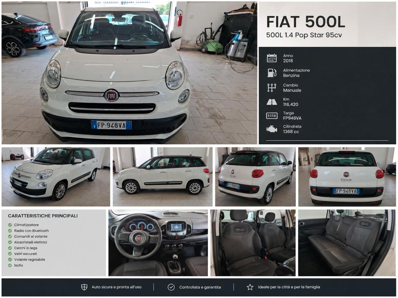 Fiat 500L 1.4 95 CV Pop Star