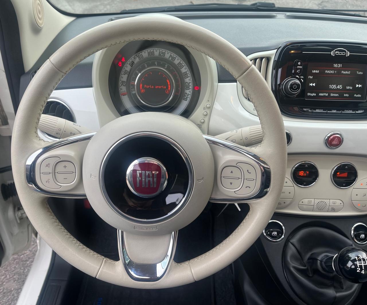 Fiat 500 1.2 Lounge-Km69500-tetto apribile