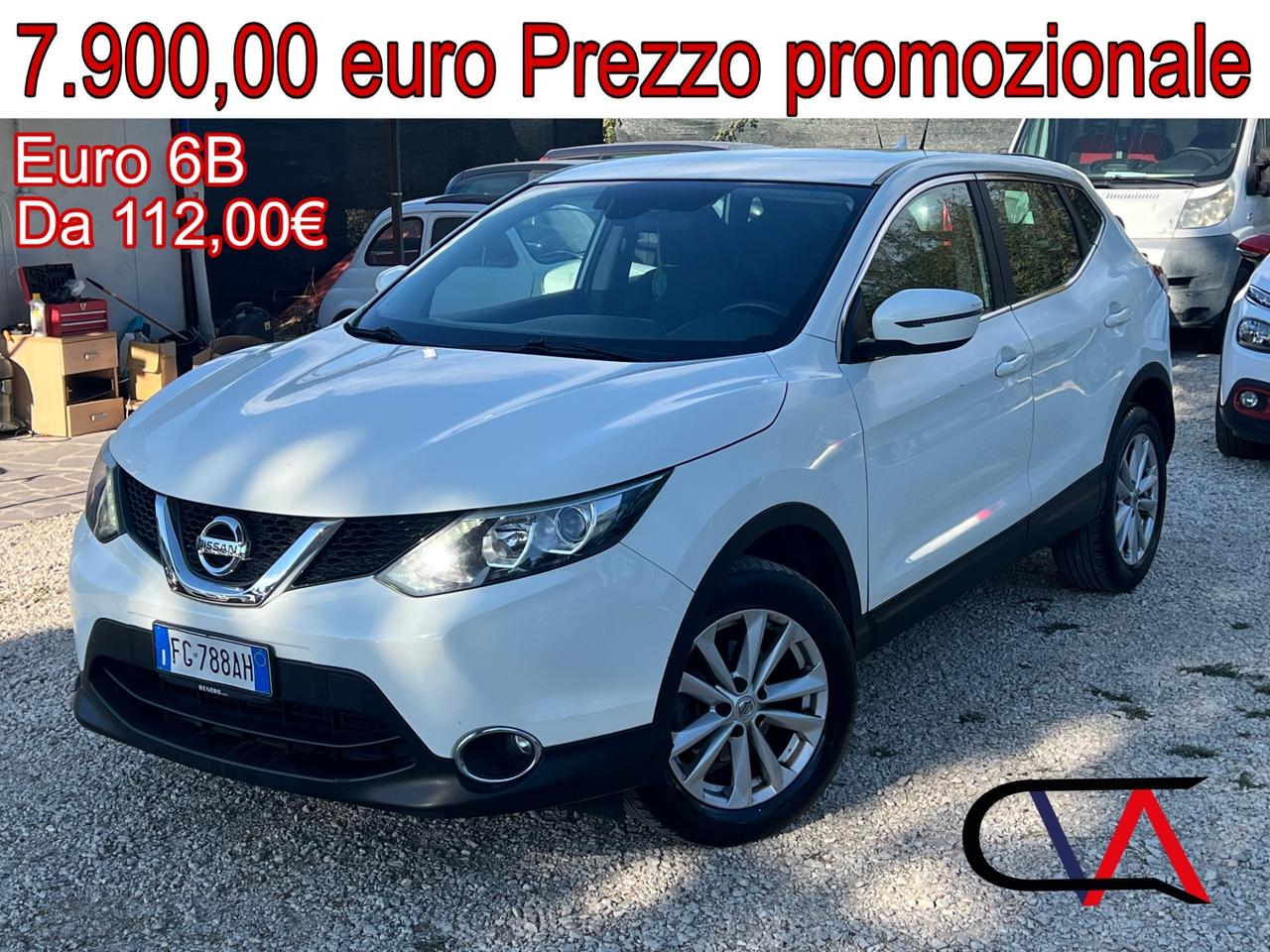 Nissan Qashqai 1.5 da 112,00 euro al mese