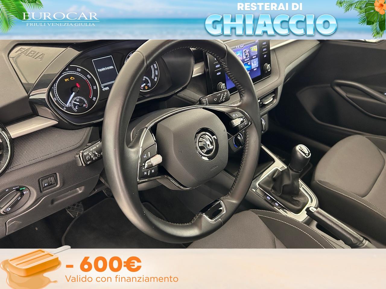 Skoda Fabia 1.0 mpi evo ambition 65cv
