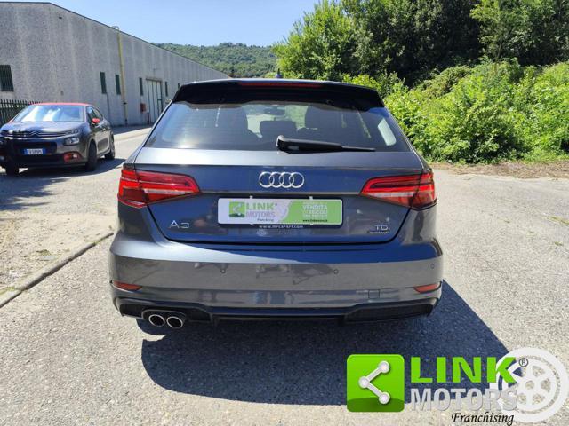 AUDI A3 SPB 2.0 TDI 184 CV quattro S tronic GARANZIA INCL.