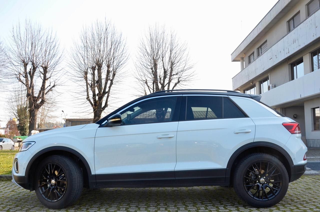 VOLKSWAGEN T-ROC 1.0 TSI SPORT 116cv, GARANZIA UFF VW, UNICOPROPRIETARIO, EURO 6E, FARI LED, APPLE ANDROID, PERMUTE