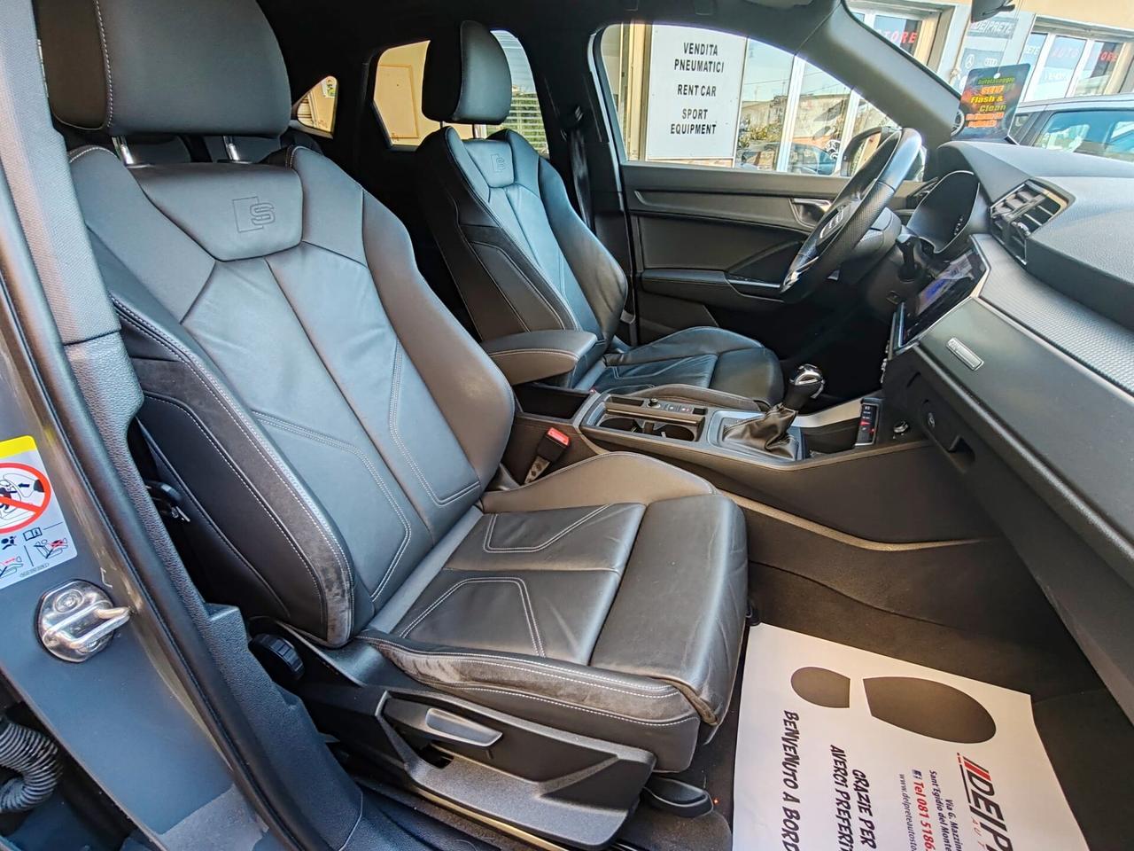 Audi Q3 Sportback S line – Tetto Panoramico – Identity Black – S tronic