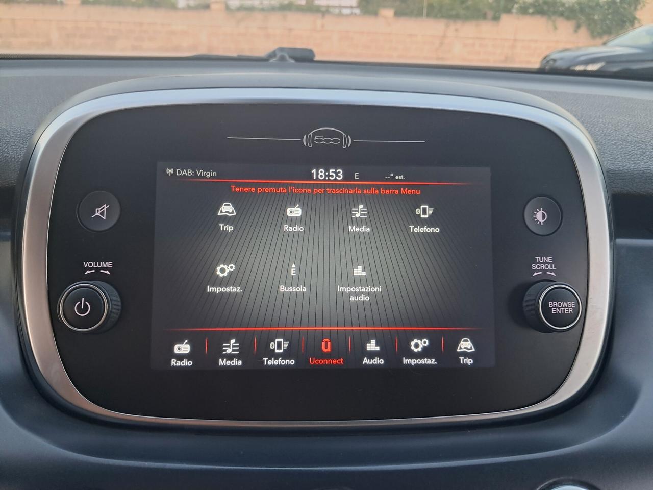 Fiat 500X 1.3-Mtj 95CV- CLIMA*CRUISE*LED