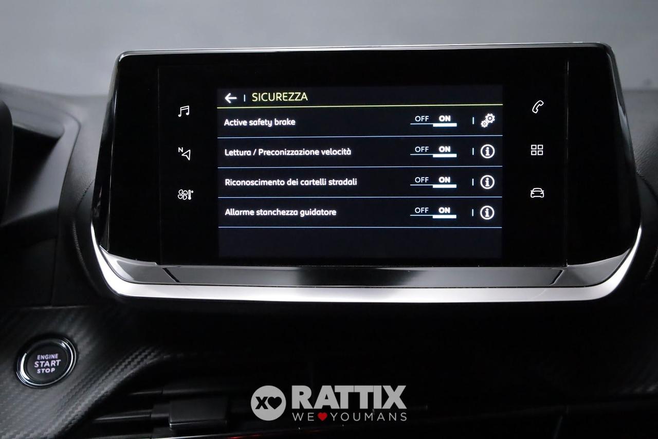 Peugeot e-208 motore elettrico 100kW Allure Pack