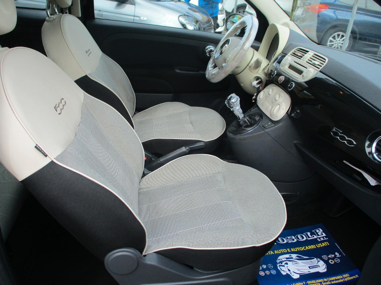 Fiat 500 500 1.2 69CV E6 MY14 LOUNGE TETTO PANORAMICO