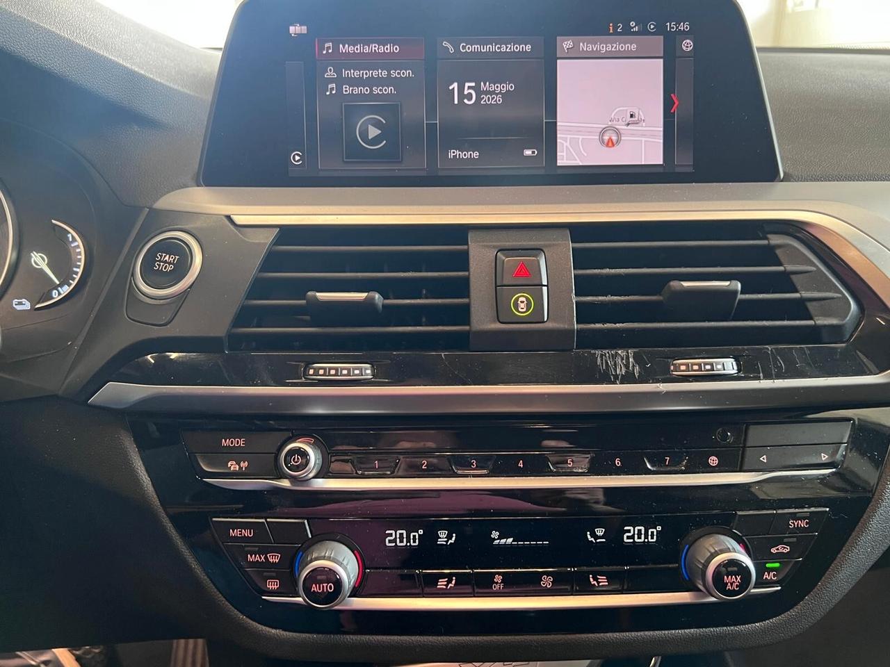 Bmw X3 xDrive30e HYBRID 292CV AUTOMATICA*NO VINCOLI DI FINANZIAMENTO*AZIENDALE UNIPRO FULL!!