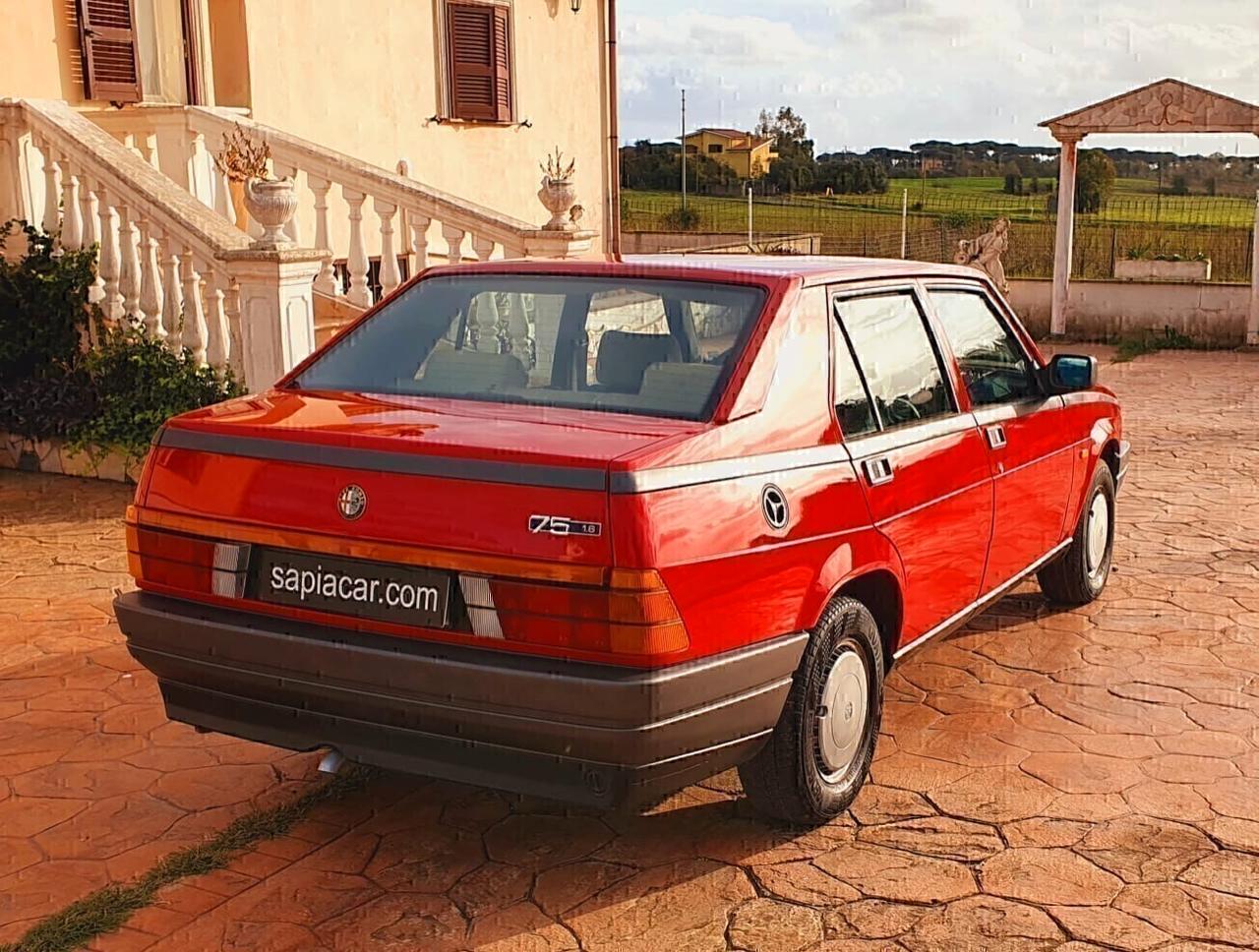 Alfa Romeo 75 1.6 carburatori unipro storica Imp GPL