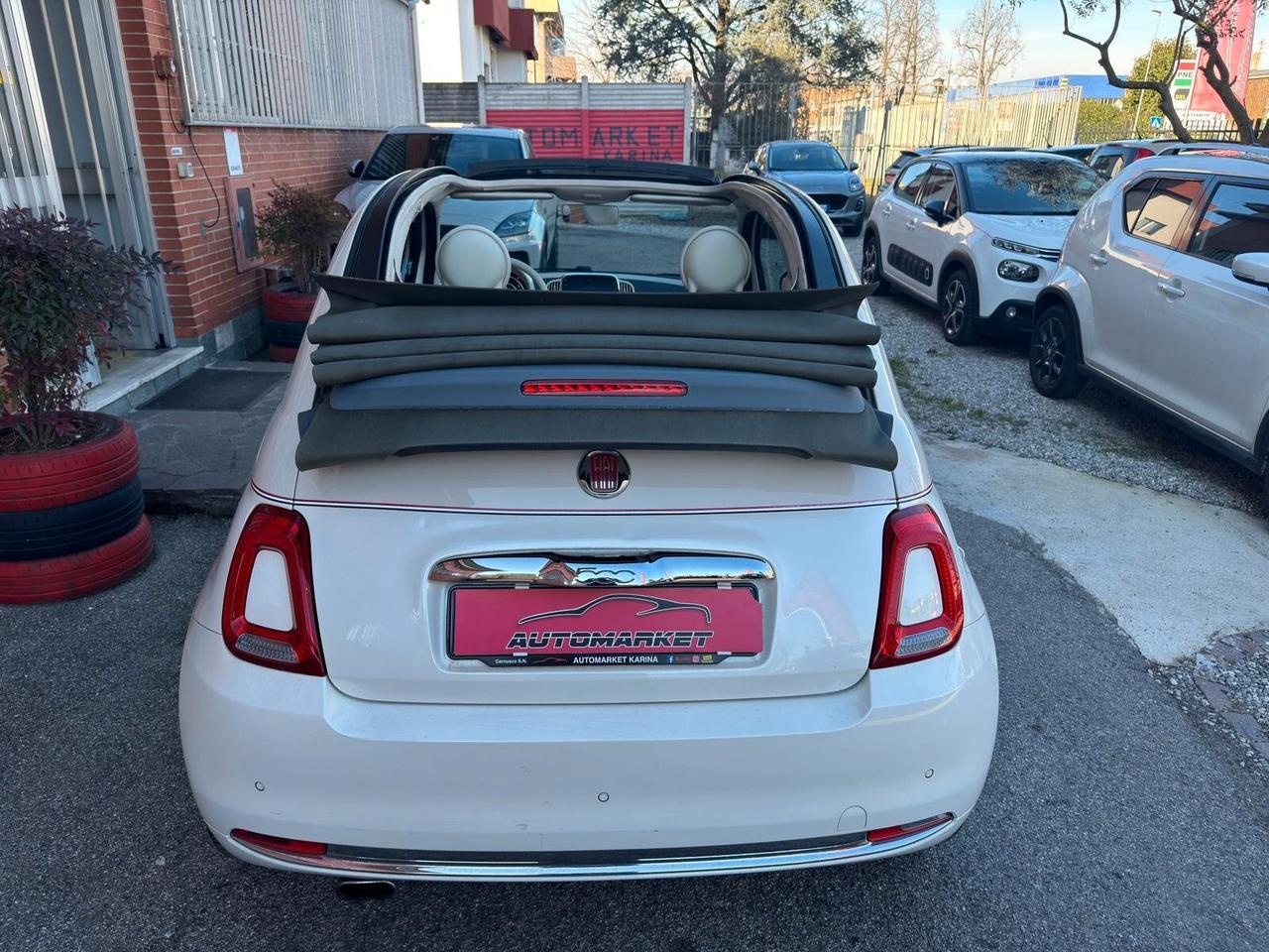 Fiat 500 C 1.2 Lounge 69CV PELLE FRAU