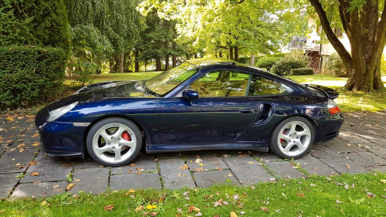Porsche 911 996 Turbo Coupé book service Asi Blu Lapis
