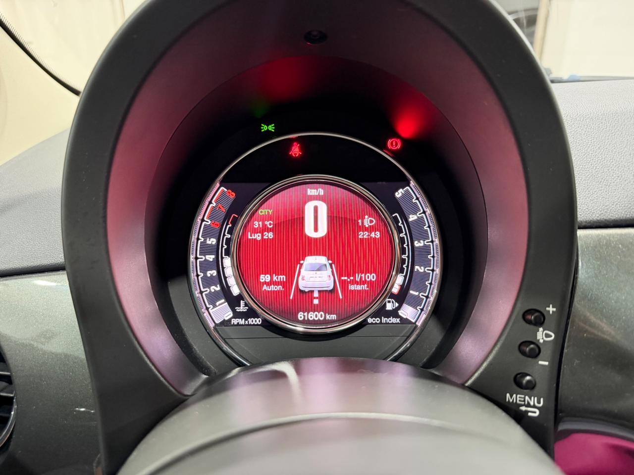 FIAT 500 1.2 LOUNGE 2015 *61 MILA KM *UNICOPROPRIETARIO