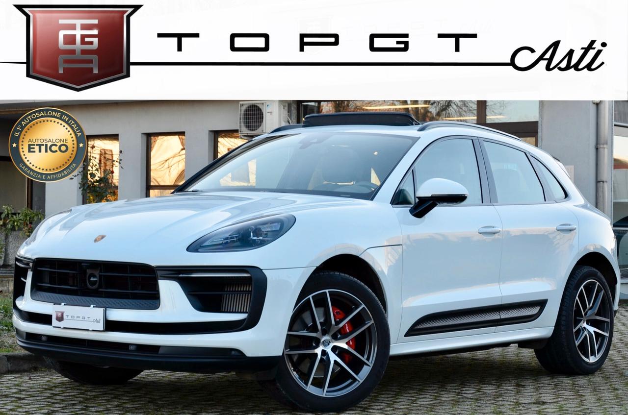 PORSCHE MACAN S 2.9 380cv PDK, UFF ITALIANA, SERVICE PORSCHE, TETTO, MATRIX, SPORT CHRONO PLUS, HI-FI BOSE, SOSPENSIONI ADATTIVE, RETROCAMERA 360°, PERMUTE
