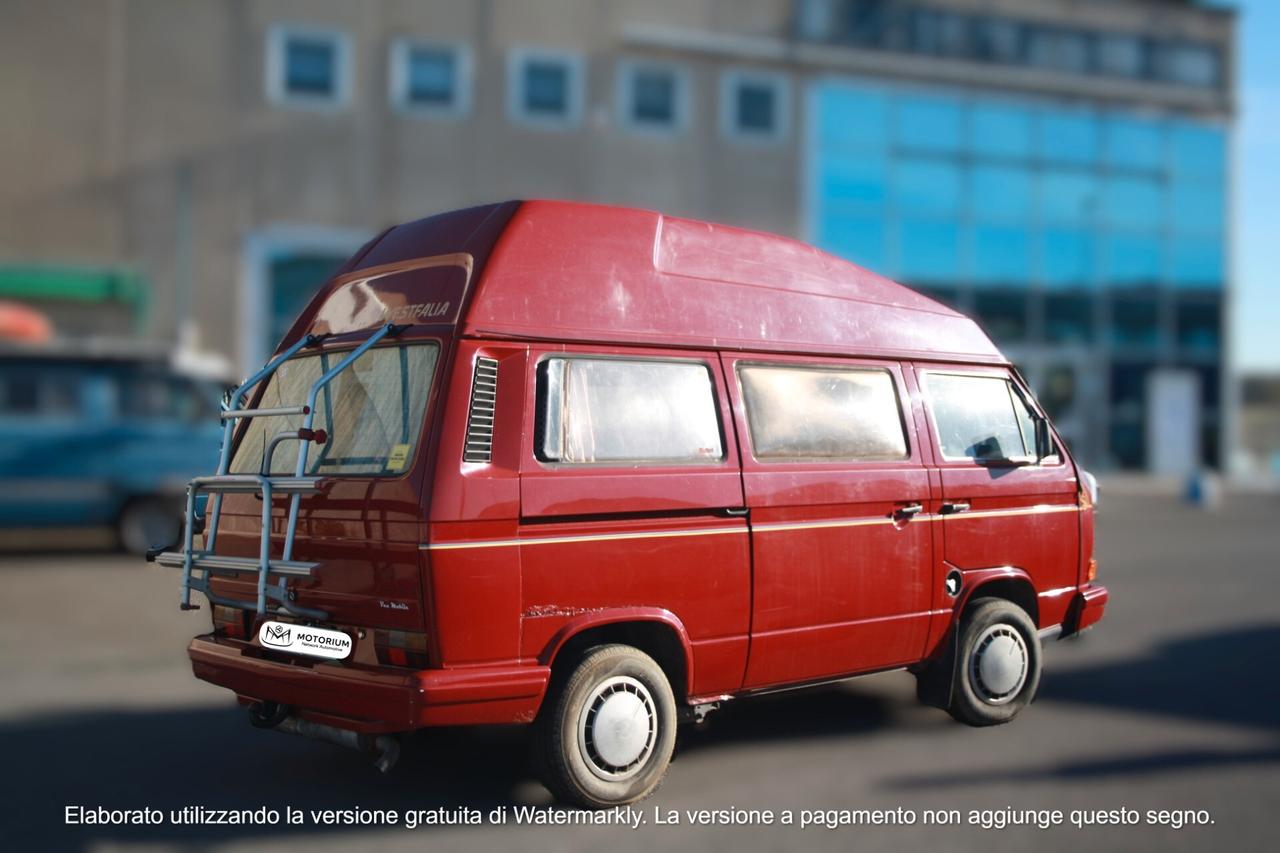 VOLKSWAGEN T3 CALIFORNIA WESTFALIA 1.6 T.D. DEL 1990 MOTORE RICONDIZIONATO