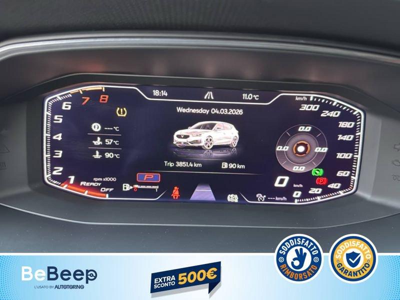 CUPRA Leon 1.5 HYBRID 150CV DSG