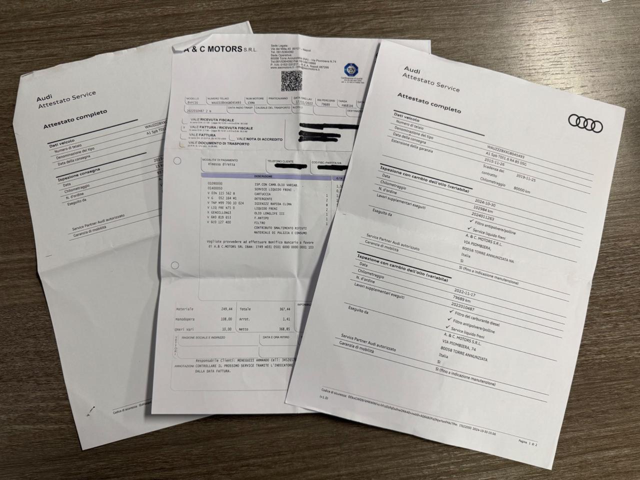 Audi A1 SPB 1.6 TDI 116 CV S tronic S-Line