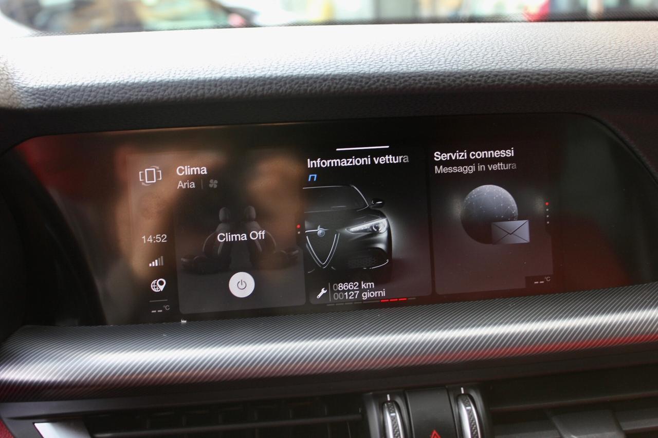 Alfa Romeo Stelvio 2.2 Turbodiesel 210 CV AT8 Q4 Veloce PELLE NAVY BAULE ELETT.