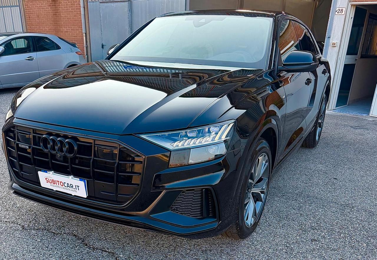 Audi Q8 50 TDI 286 CV quattro tiptronic Sport S-LINE PLUS FARI MATRIX INTERNI IN PELLE NAPPA E BLACK PACK