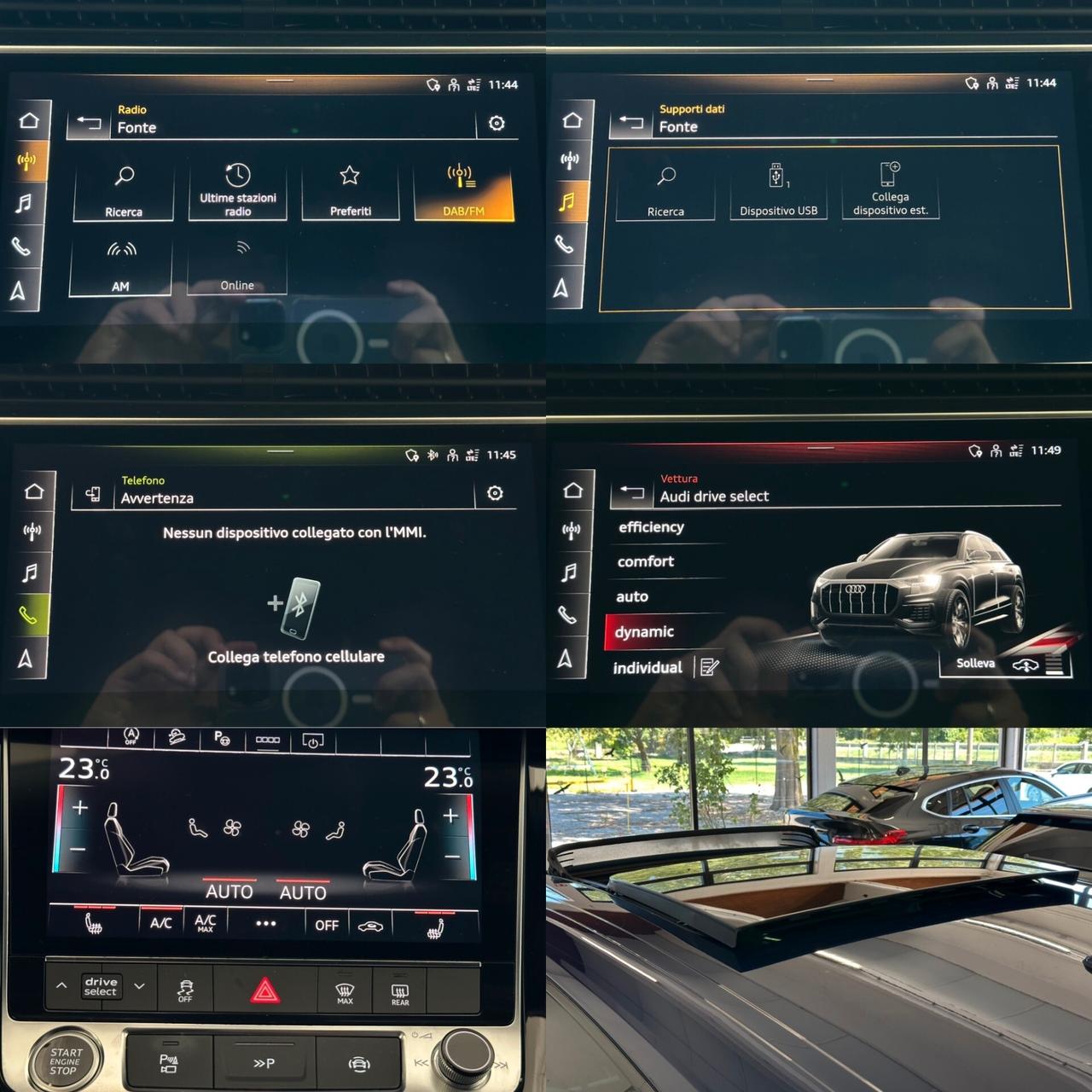 AUDI Q8 50TDI S LINE QUATTRO *TETTO*RADAR*360*MATRIX*4RS*