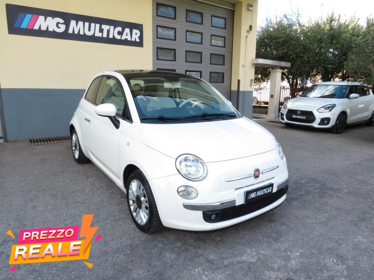 Fiat 500 1.2 Lounge 69cv E6. bluetooth/fendinebbia/tetto panorama
