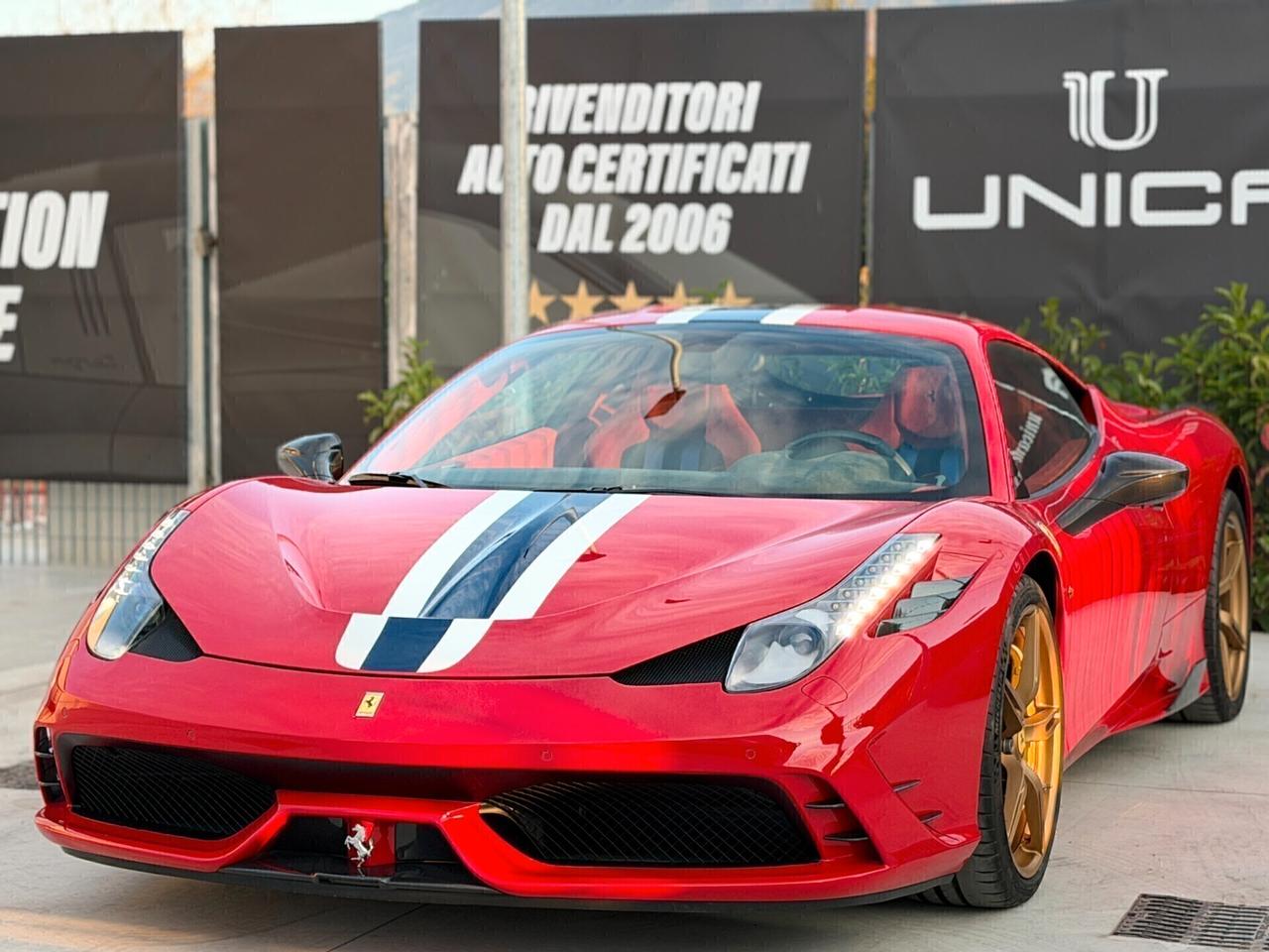 Ferrari 458 SPECIALE 4.5 605 CV DCT COUPE' CERCHI MAGNESIO ORO 1600 KM