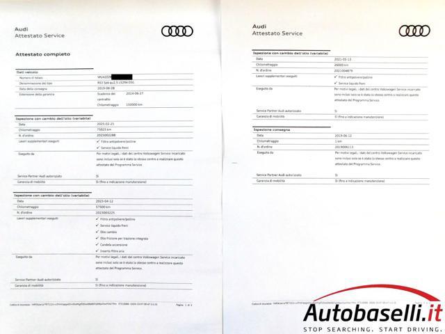 AUDI RS RS 3 SPORTBACK 3 2.5 TFSI QUATTRO S TRONIC