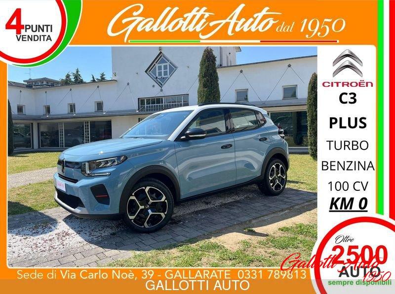 Citroën C3 Turbo 100 cv Manuale PLUS