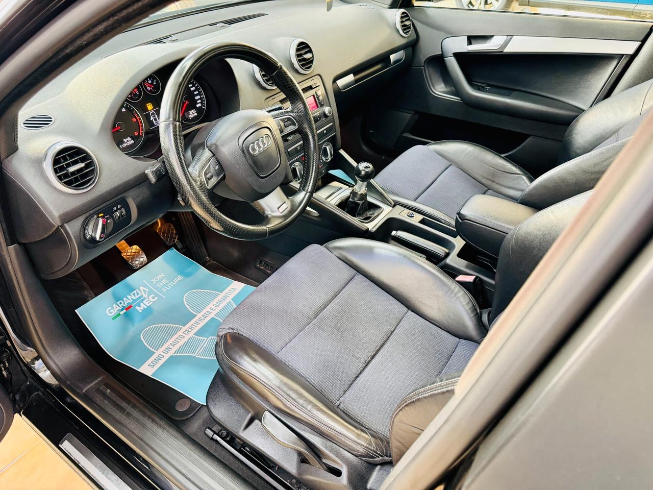 Audi A3 SPB 2.0 TDI 140Cv S-Line / Tetto Apribile