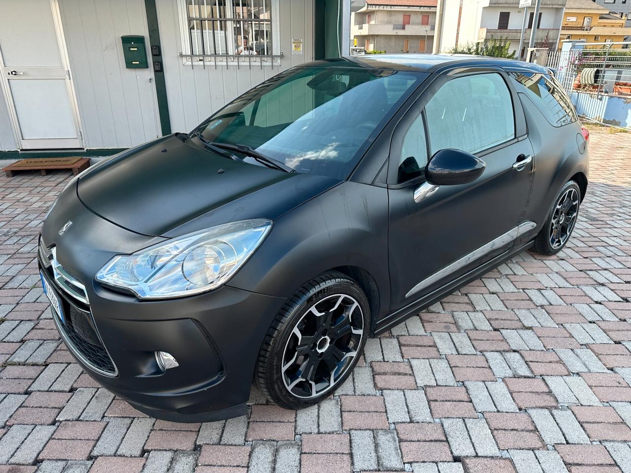 Ds DS3 DS 3 1.6 HDi 110 Just Black