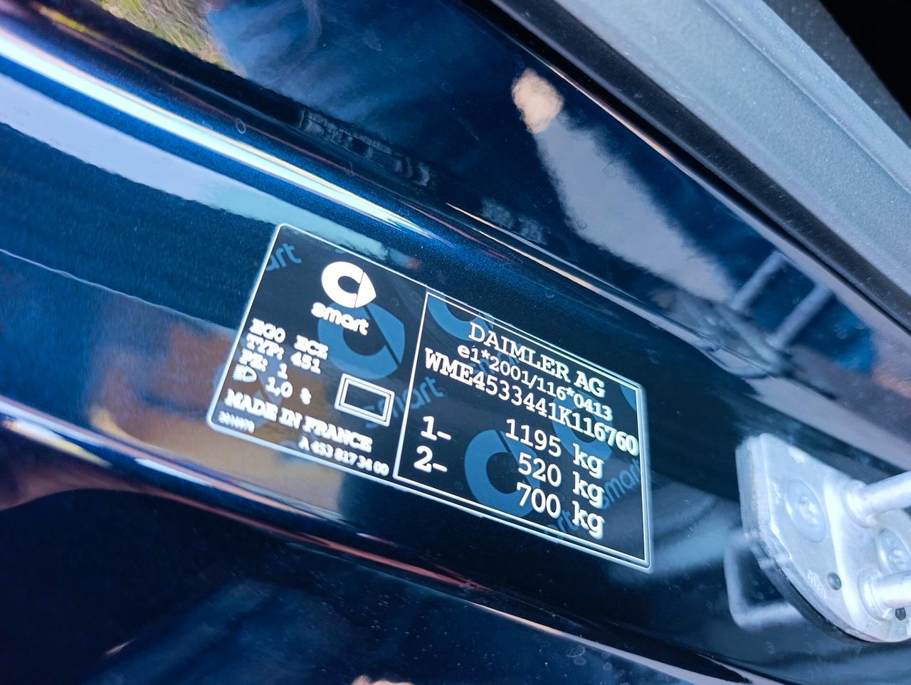 Smart ForTwo 90 0.9 Turbo ParisBlue twinamic Prime km 32.081