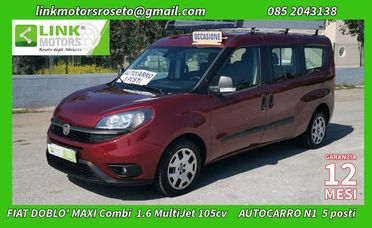 FIAT Doblo Maxi Combi 5 posti N1 1.6 MJT 105CV Lounge / + Iva