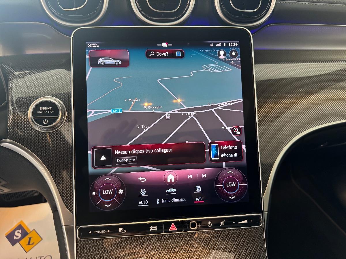 MERCEDES GLC 220d 4M Mild Hybrid Advanced Plus UNICO PROP/ TETTO/ MATRIX/ BURMESTER/ TELECAMERE 360Â°