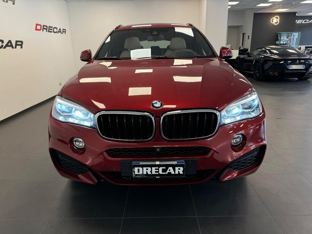 Bmw X6 xDrive30d 258CV Msport FLAMENCO RED INTERNI INDIVIDAUL TAGLIANDI