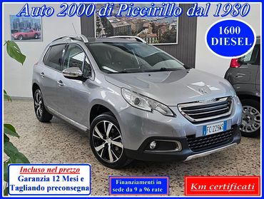 Peugeot 2008 1.6 HDI Allure km Certif. Garanzia12Mesi