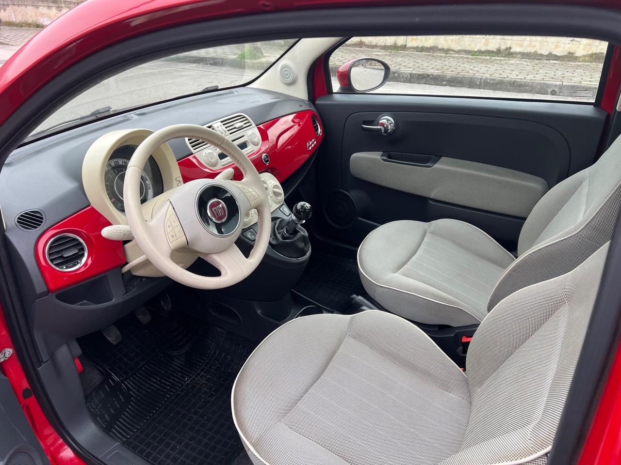 Fiat 500 1.2 benzina 69cv Lounge 2010 tetto