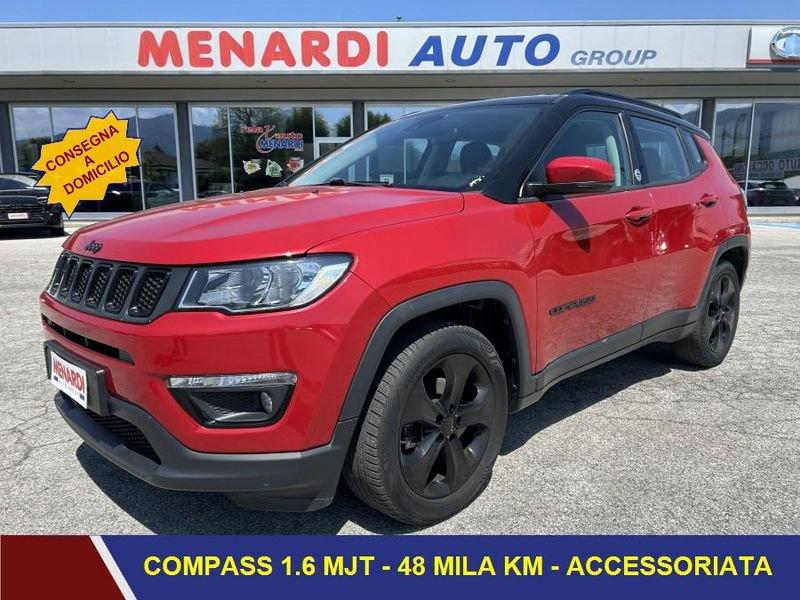 Jeep Compass 1.6 Mjt 120 cv Black Edition GANCIO TRAINO+NAVI+CAMERA