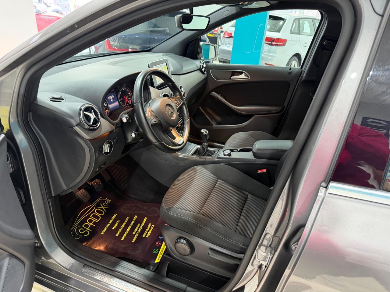 MERCEDES CLASSE B 2015 DIESEL *MANUALE *88 MILAKM CERTIFICATI