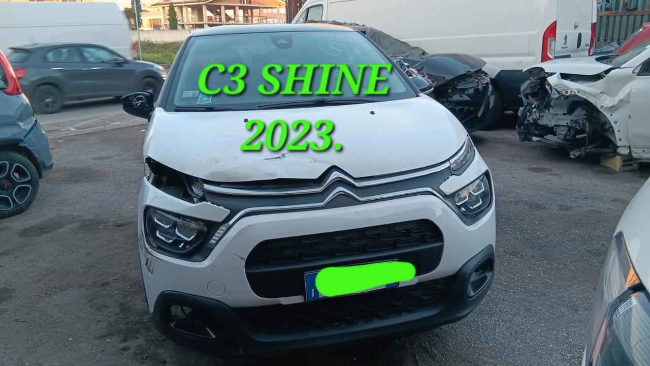 Citroen C3 SHINE incidentata sinistrata mondialcars 023
