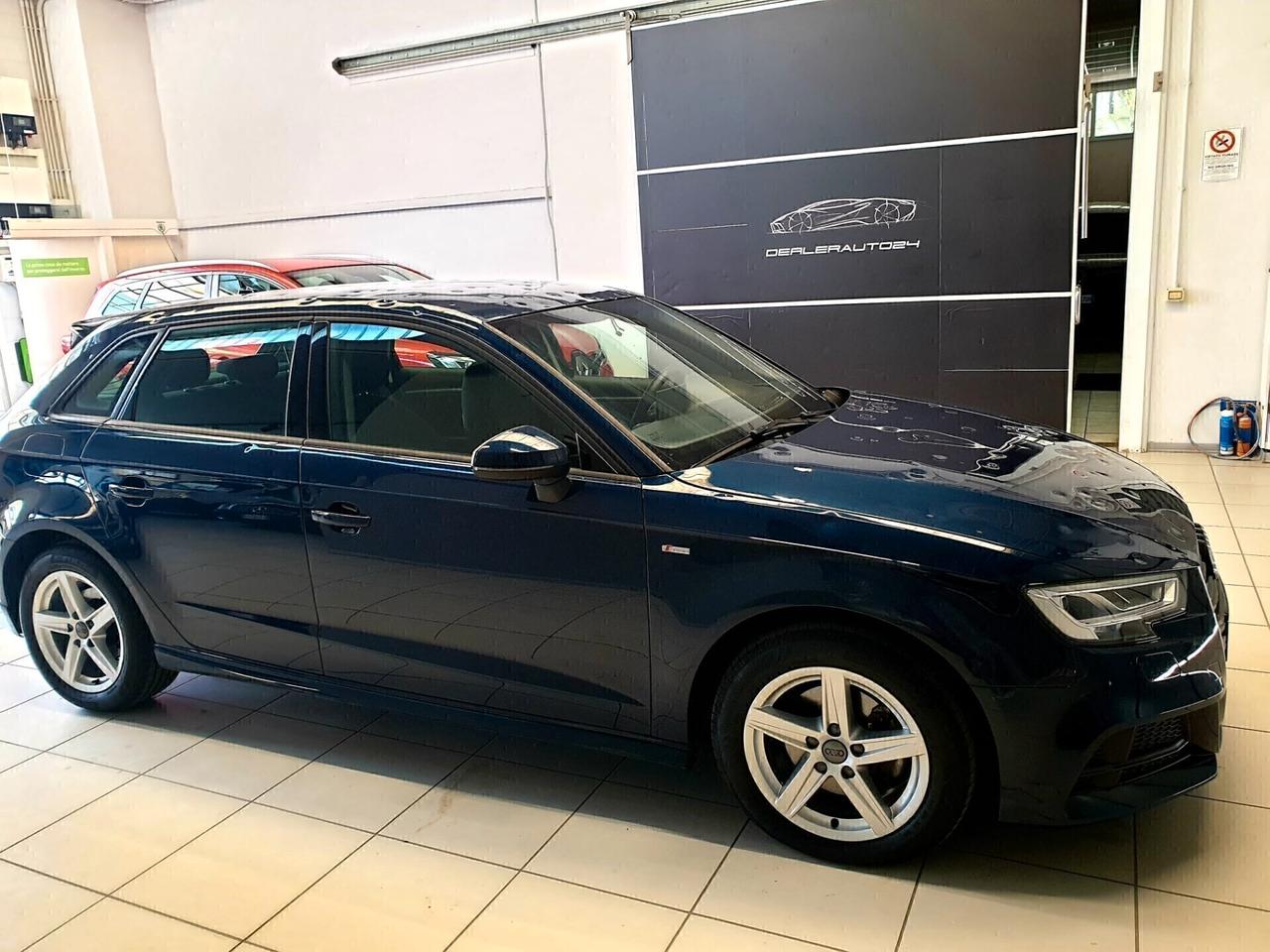 Audi A3 SPB 2.0 TDI S-Line 2018 km97000 GRANDINATA *PIENO OMAGGIO*