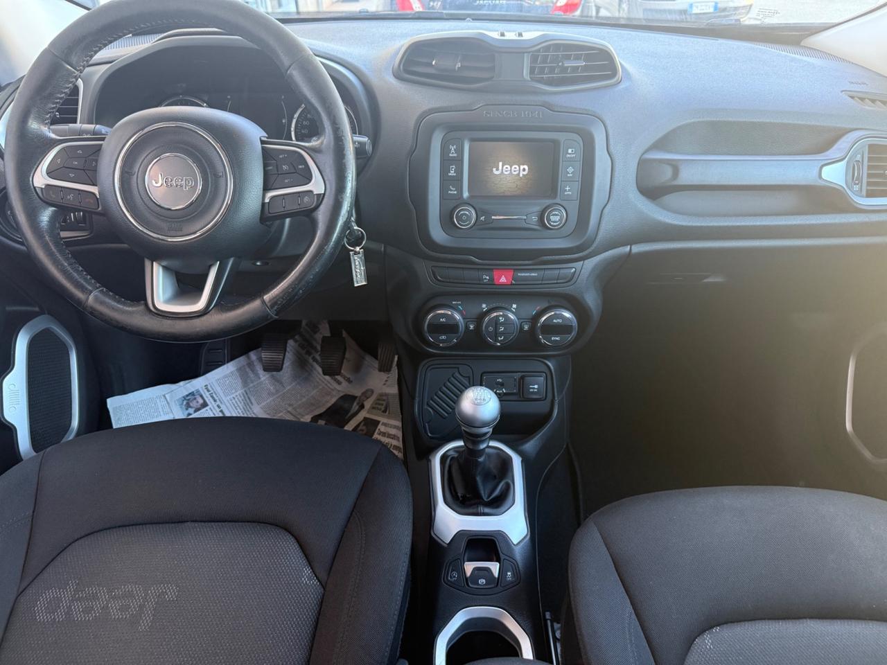 Jeep Renegade 1.6 mjt Longitude 120cv NAVIGATORE,ANDROID AUTO,KM CERTIFICATI,UNICO PROPRIETARIO