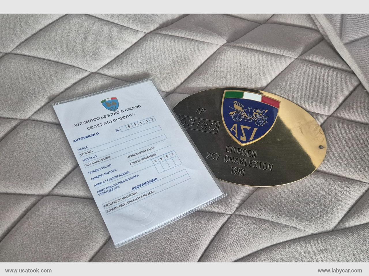 CITROEN 2CV 6 Charleston CITROEN 2CV CHARLESTON TARGA ORO