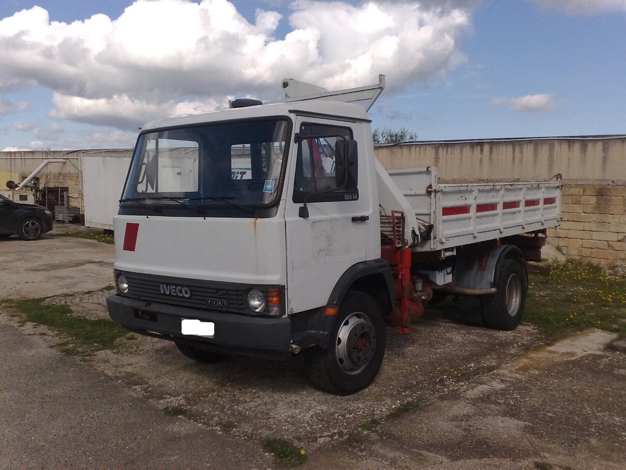 Iveco 109.14 RIBALTABILE + GRU' - 1986