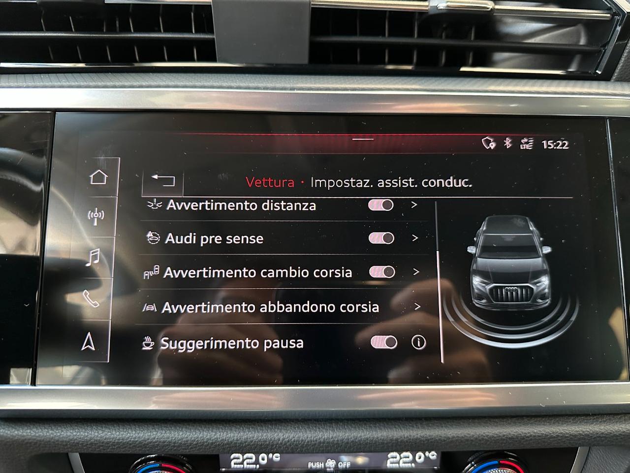 Audi Q3 40 2.0 tfsi S line quattro s-tronic-19"-Led Matrix-Tetto
