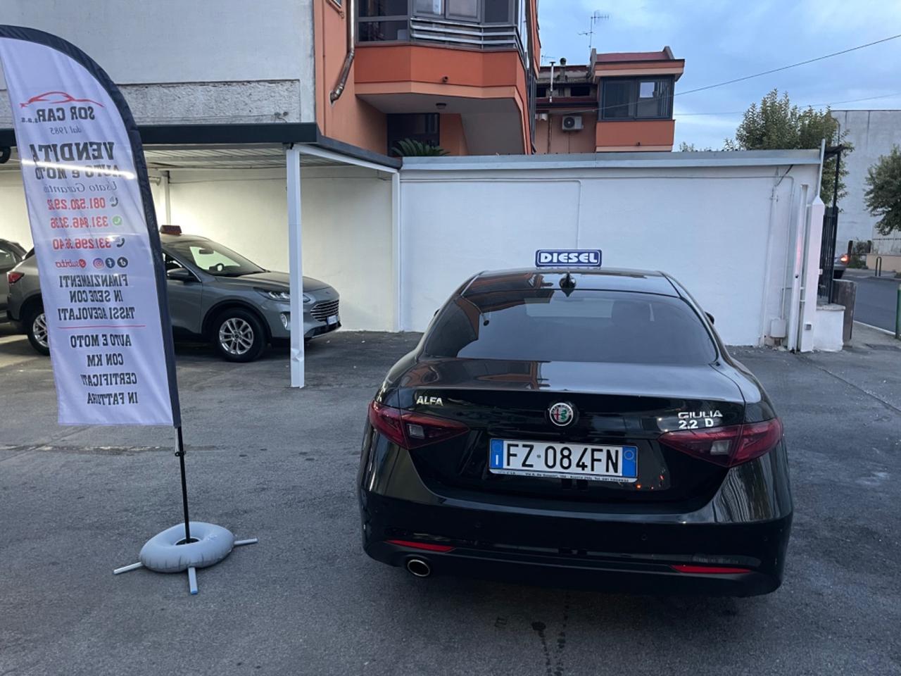 Alfa Romeo Giulia 2.2 Turbodiesel 150 CV 89.000 CERTIFICATI!