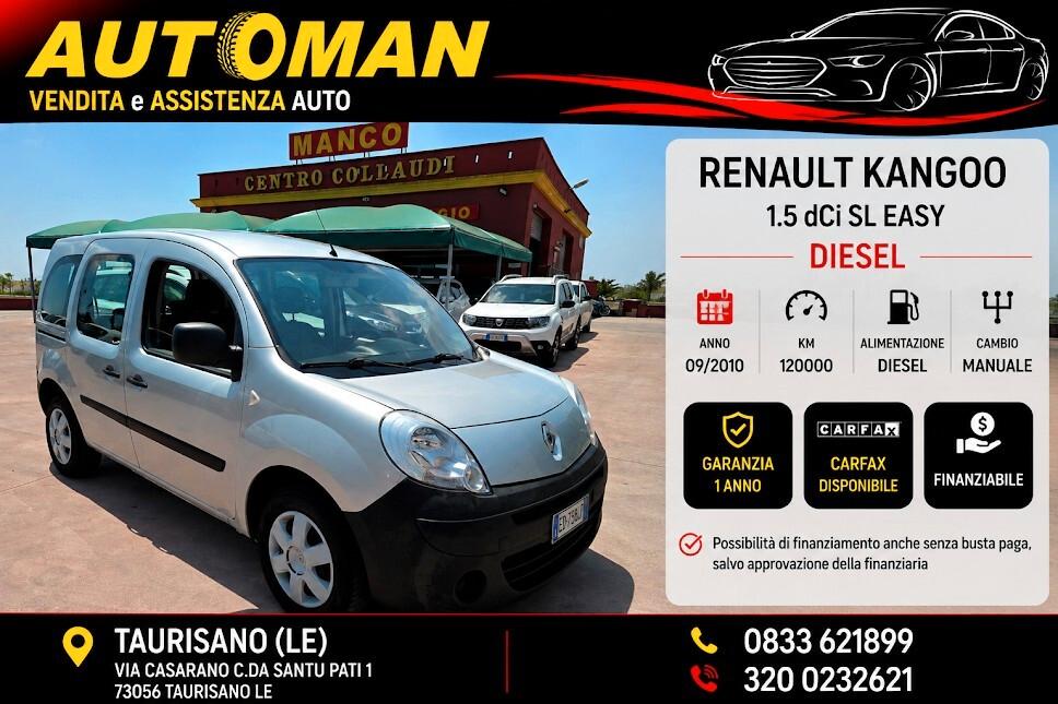 Renault Kangoo 1.5 dCi 85CV 5 porte Easy