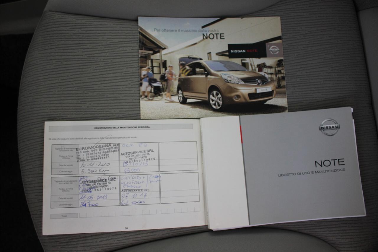 Nissan Note *PREZZO VERO* 1.4 16v 88 CV CRONO TAGLIANDI CERTIFICATI GARANZIA 12 MESI TAGLIANDATA GOMMATA NEOPAT OK